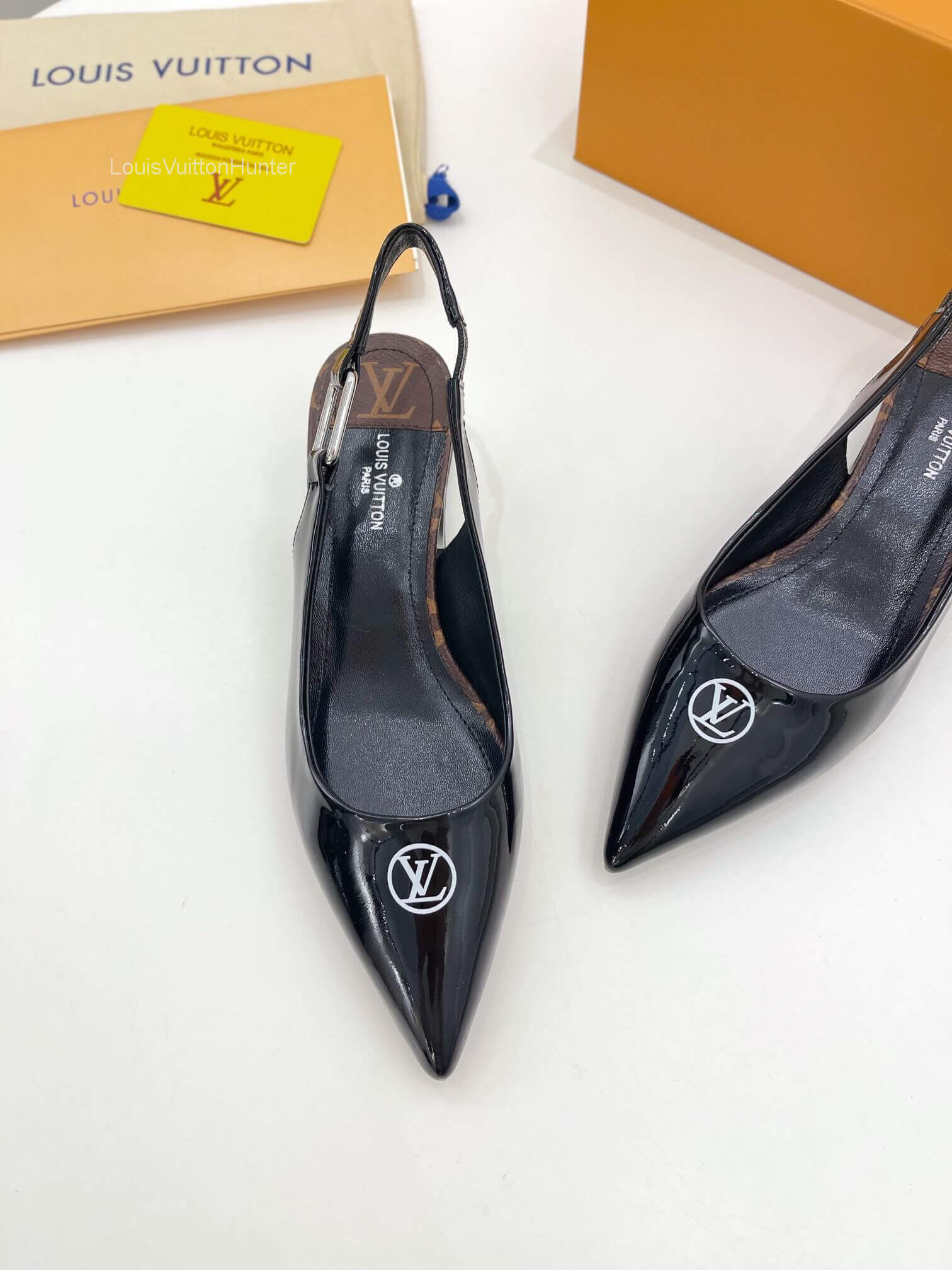 Louis Vuitton Magnetic Slingback Pumps with LV Circle Signature in ...